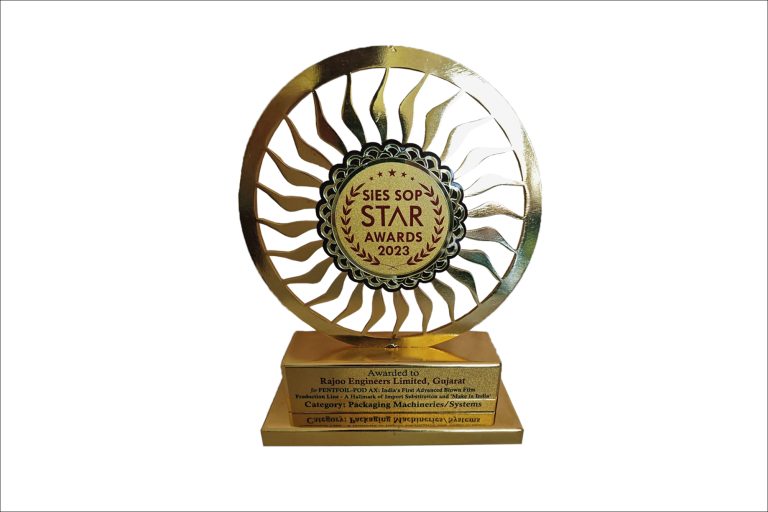 Rajoo Engineers Limited Wins the SIES SOP STAR 2023 Award for Pentafoil-POD-AX