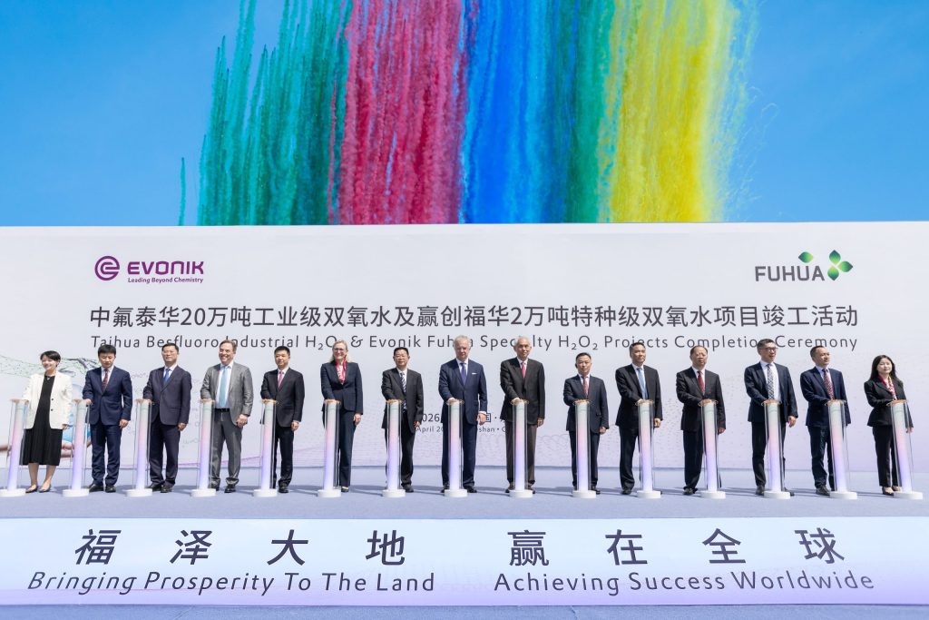 Evonik And Fuhua Boost High-Purity H2O2 Production In China